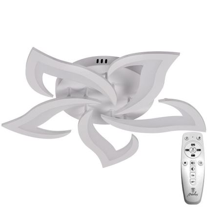 Brilagi - Dimbar LED ytmonterad ljuskrona TWIST LED/55W/230V 3000-6500K vit + fjärrkontroll