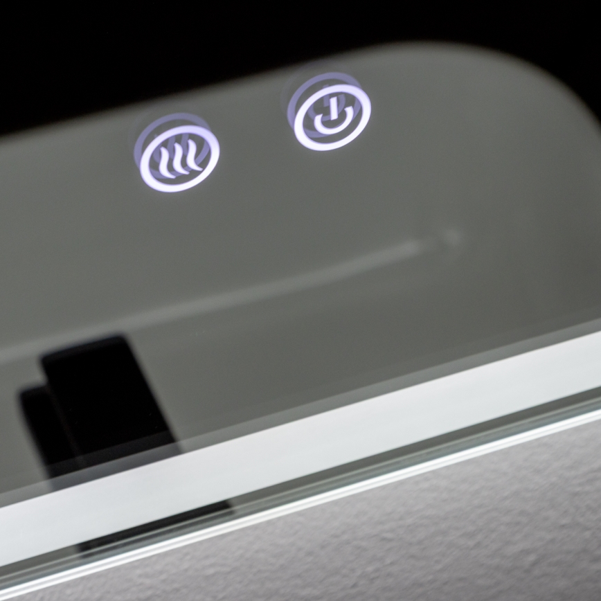 Brilagi - LED-dimbar uppvärmd badrumsspegel med LED-bakgrundsbelysning BELLA LED/19W/230V 60x90 cm 3000/4000/6500K IP44