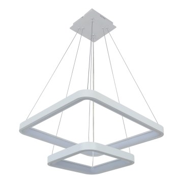 Brilagi - Dimbara LED-pendel med vajer FALCON SLIM LED/78W/230V 3000-6500K 50x50 cm vit + fjärrkontroll