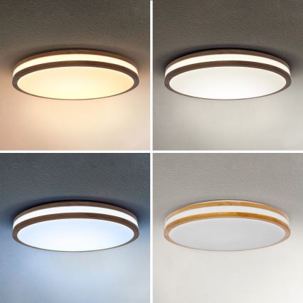 Brilagi - Dimbar LED-takarmatur MOLINA LED/60W/230V 3000-6500K ek Ø 58 cm + fjärrkontroll