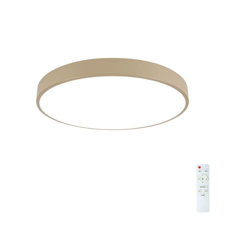 Brilagi - Dimbar LED-taklampa POOL LED/60W/230V 3000-6000K Ø 50 cm beige + fjärrkontroll