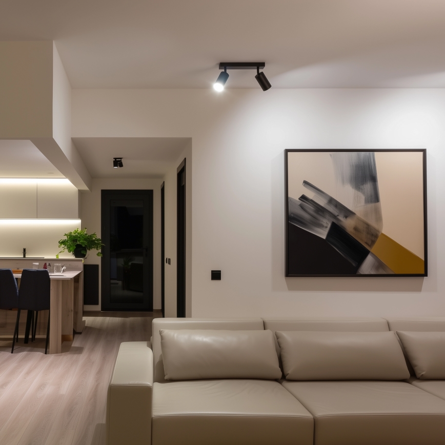 Brilagi - Dimmbar LED-spott SELE 2xGU10/6,5W/230V 2700-6500K svart