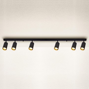 Brilagi - Dimbart LED-spotarmatur SELE 6xGU10/6,5W/230V 2700-6500K svart/guld