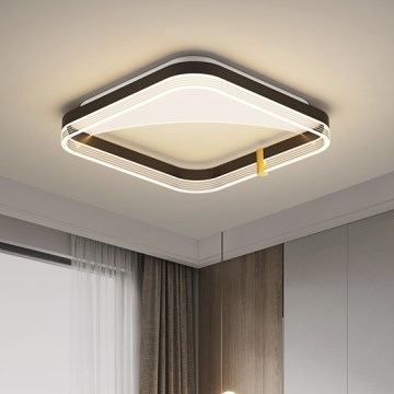 Brilagi - Dimbart LED-takarmatur SIRELI LED/56W/230V 3000-6000K 40x40 cm + fjärrkontroll