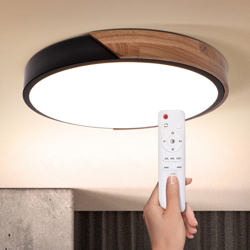 Brilagi - LED Dimbar taklampa PILANA LED/48W/230V 3000-6500K ek pr. 40 cm + fjärrkontroll