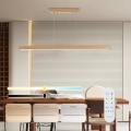 Brilagi - Dimmbar LED-hänglampa på vajer OAK SMART LED/30W/230V Wi-Fi Tuya, ek, inklusive fjärrkontroll