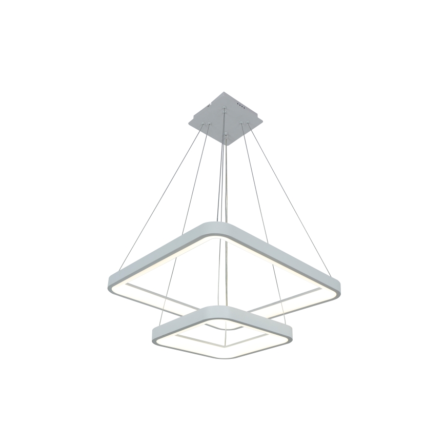 Brilagi - Dimbara LED-pendel med vajer FALCON SLIM LED/78W/230V 3000-6500K 50x50 cm vit + fjärrkontroll