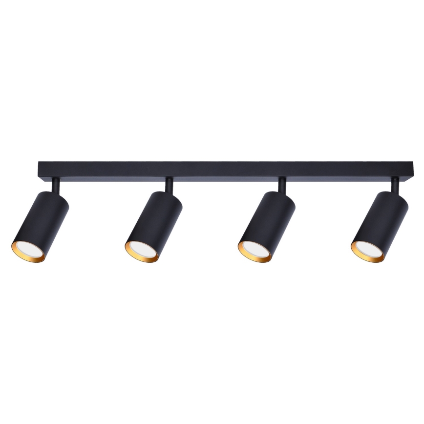 Brilagi - LED-dimmbar spotlight SELE 4xGU10/6,5W/230V 2700-6500K svart/guld