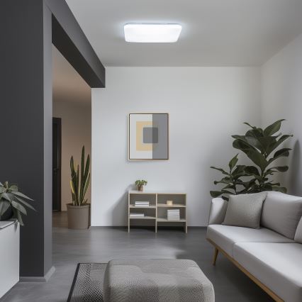 Brilagi - Dimbar LED-taklampa SMART LED/36W/230V 53x53 cm 2700-6500K Wi-Fi Tuya + fjärrkontroll