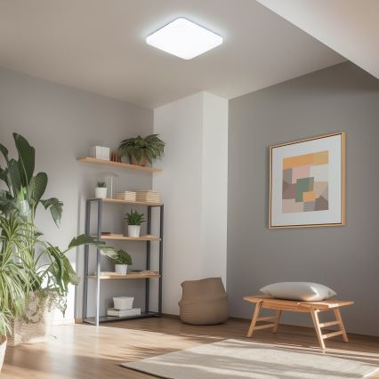 Brilagi - Dimbar LED-taklampa SMART LED/36W/230V 53x53 cm 2700-6500K Wi-Fi Tuya + fjärrkontroll