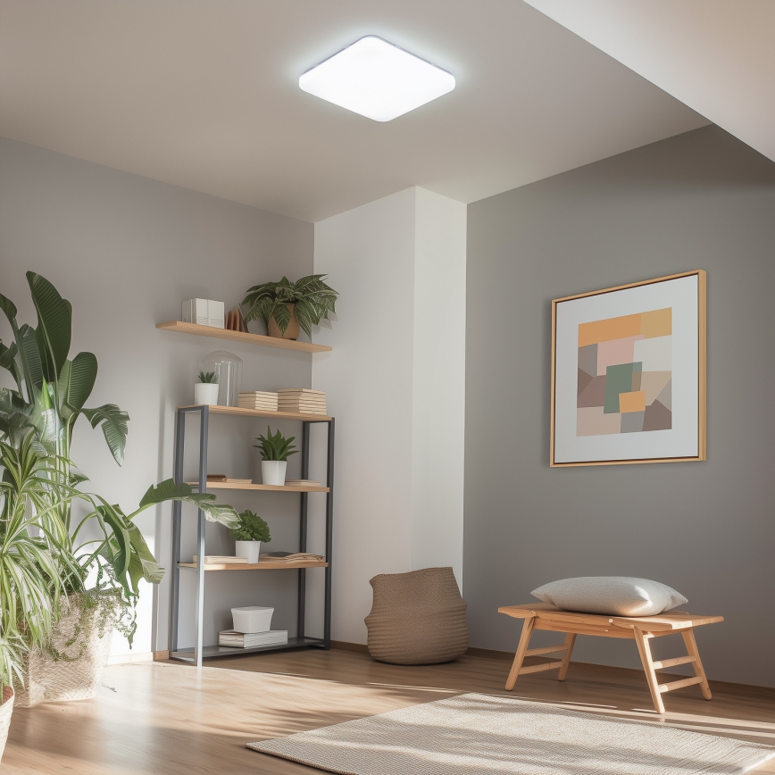 Brilagi - Dimbar LED-taklampa SMART LED/36W/230V 53x53 cm 2700-6500K Wi-Fi Tuya + fjärrkontroll