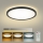 Brilagi - Dimmbar LED-takarmatur ULTRA SLIM LED/24W/230V 2700-6500K Ø 42 cm svart + fjärrkontroll
