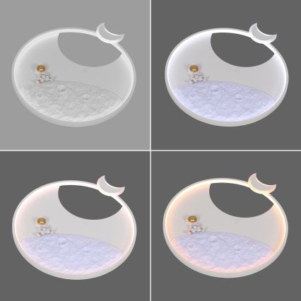 Brilagi - LED dimbar taklampa ASTRO LED/20W/230V Ø 50 cm 3000-6000K astronaut + fjärrkontroll