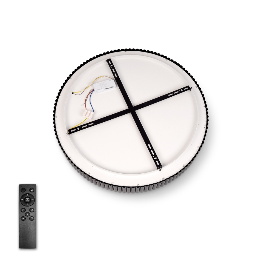 Brilagi - Dimmbar LED-taklampa FALCON MODERN LED/30W/230V 3000-6500K Ø 40 cm svart + fjärrkontroll