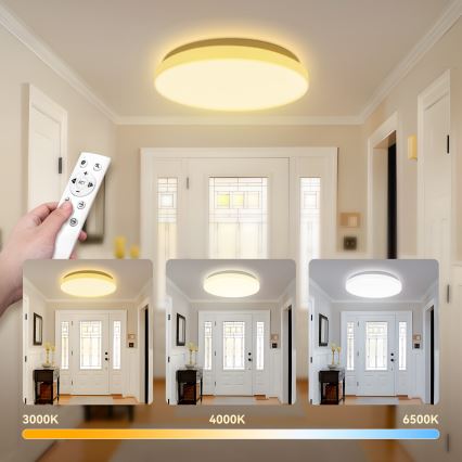 Brilagi - Dimbar LED-taklampa MILKY WAY LED/24W/230V 3000-6500K Ø 38 cm + fjärrkontroll