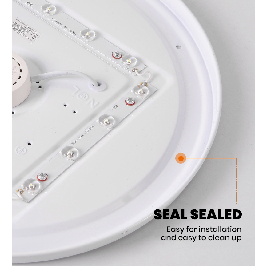 Brilagi - Dimbar LED-armatur SMART STARS LED/24W/230V Ø 38 cm 2700-6500K Wi-Fi Tuya + fjärrkontroll