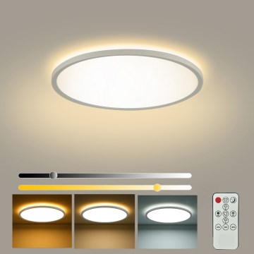 Brilagi - Dimmbar ultratunn takarmatur LED/18W/230V 2700-6500K Ø 30 cm vit + fjärrkontroll
