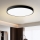 Brilagi - Dimmerbar LED-taklampa POOL SMART LED/100W/230V 3000-6000K Ø 80 cm Wi-Fi Tuya svart + fjärrkontroll