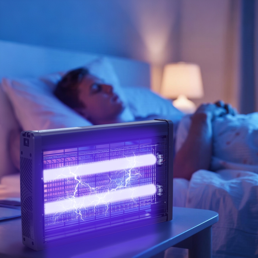 Brilagi - Elektrisk insektsfälla 2x UV/20 W/230 V, täcker upp till 100 m²
