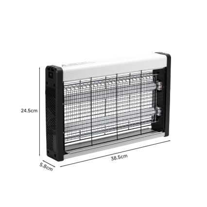 Brilagi - Elektrisk insektsfångare 2xUV/10W/230V 60 m2