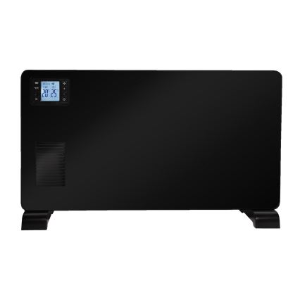 Brilagi - Elektrisk konvektorvärmare 1000/1300/2300W LCD/timer/TURBO/termostat svart + +Fjärrkontrol