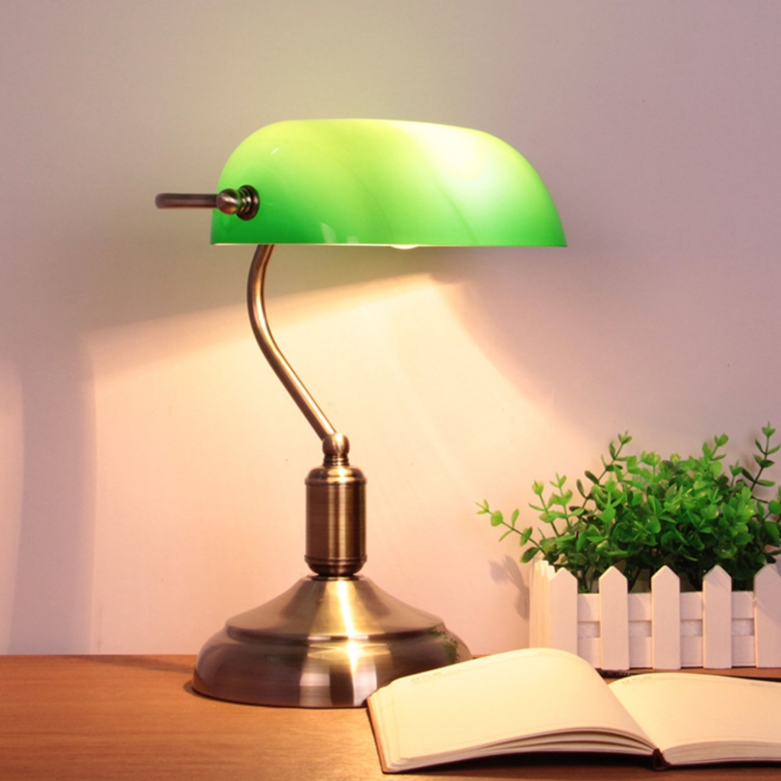 Brilagi - Ersättningslampskärm för bordslampa BANK OFFICE grön
