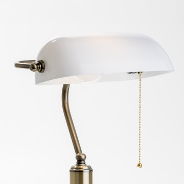 Brilagi - Ersättningslampskärm för bordslampa BANK OFFICE vit
