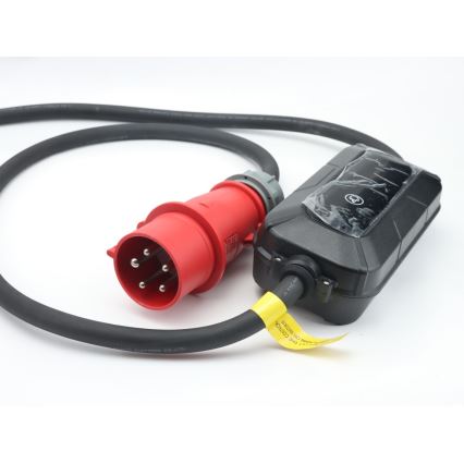 Brilagi - EV resladdstation för elbilar FAST AC Typ 2 16A/380V 11kW + kontakt 230V, 3,7kW 5m + låda