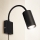 Brilagi - Flexibel vägglampa SELE 1xGU10/30W/230V svart