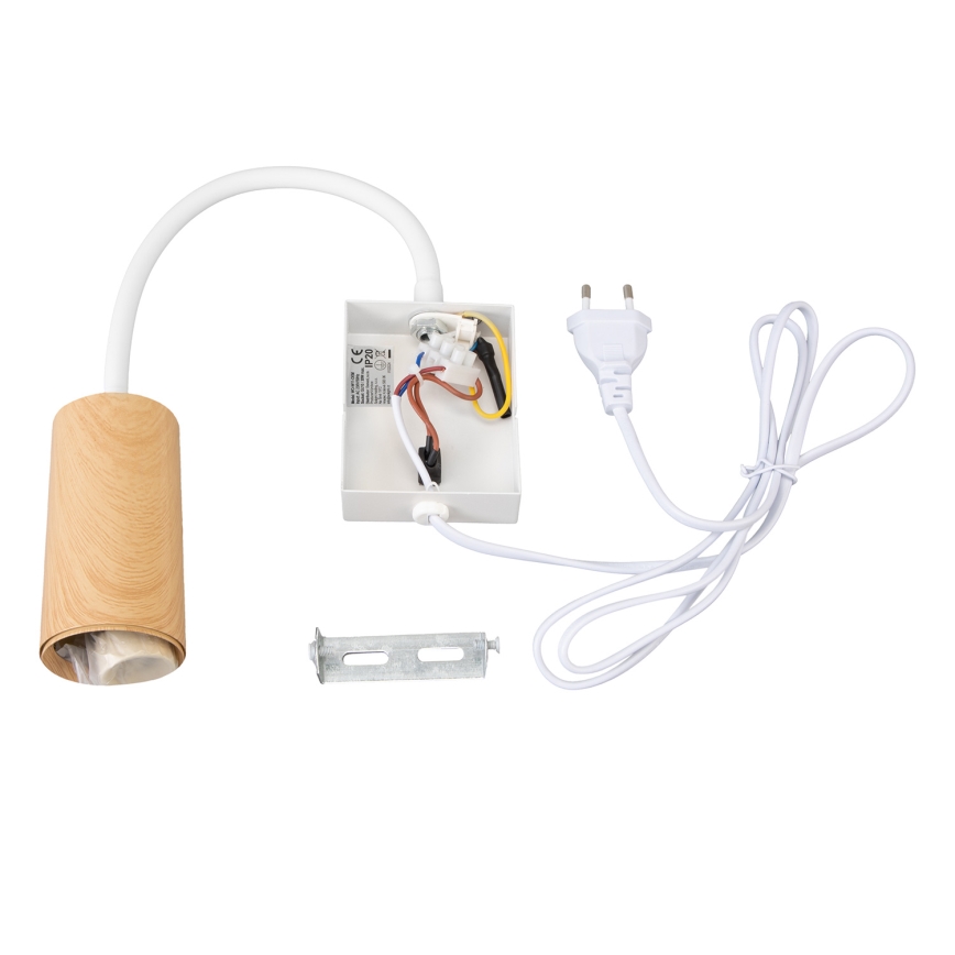 Brilagi - Flexibel vägglampa SELE 1xGU10/30W/230V vit/ekdekor
