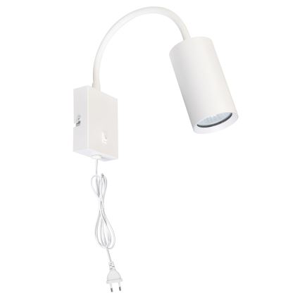 Brilagi - Flexibel vägglampa SELE 1xGU10/30W/230V vit