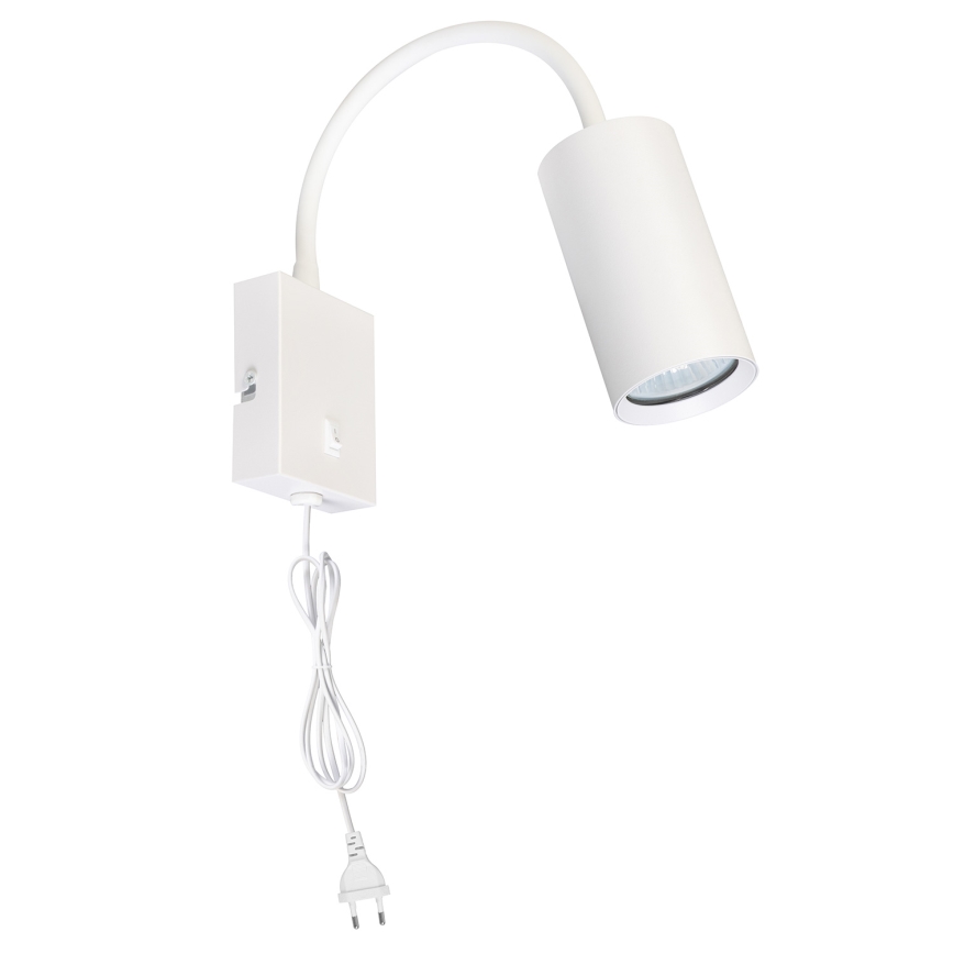 Brilagi - Flexibel vägglampa SELE 1xGU10/30W/230V vit