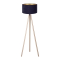 Brilagi - Golv lampa VELVET 1xE27/60W/230V beige/blå