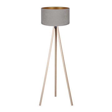 Brilagi - Golv lampa VELVET 1xE27/60W/230V beige/grå