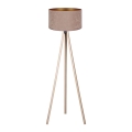 Brilagi - Golv lampa VELVET 1xE27/60W/230V beige
