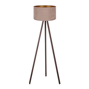 Brilagi - Golv lampa VELVET 1xE27/60W/230V brun/beige
