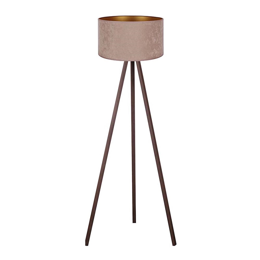 Brilagi - Golv lampa VELVET 1xE27/60W/230V brun/beige