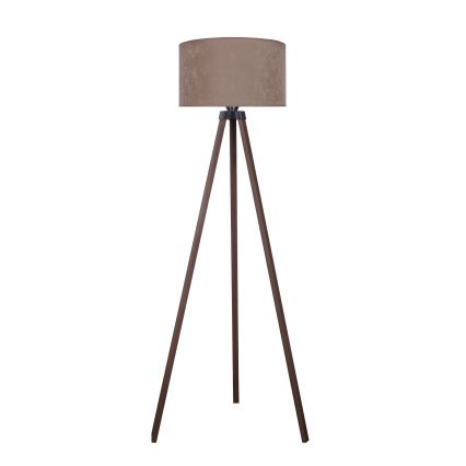 Brilagi - Golv lampa VELVET 1xE27/60W/230V brun/beige