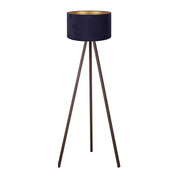 Brilagi - Golv lampa VELVET 1xE27/60W/230V brun/blå