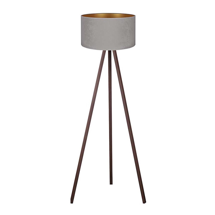 Brilagi - Golv lampa VELVET 1xE27/60W/230V brun/grå