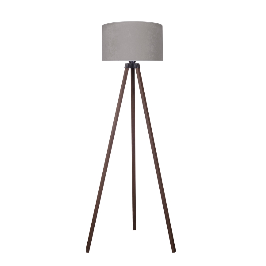 Brilagi - Golv lampa VELVET 1xE27/60W/230V brun/grå