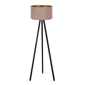 Brilagi - Golv lampa VELVET 1xE27/60W/230V svart/beige