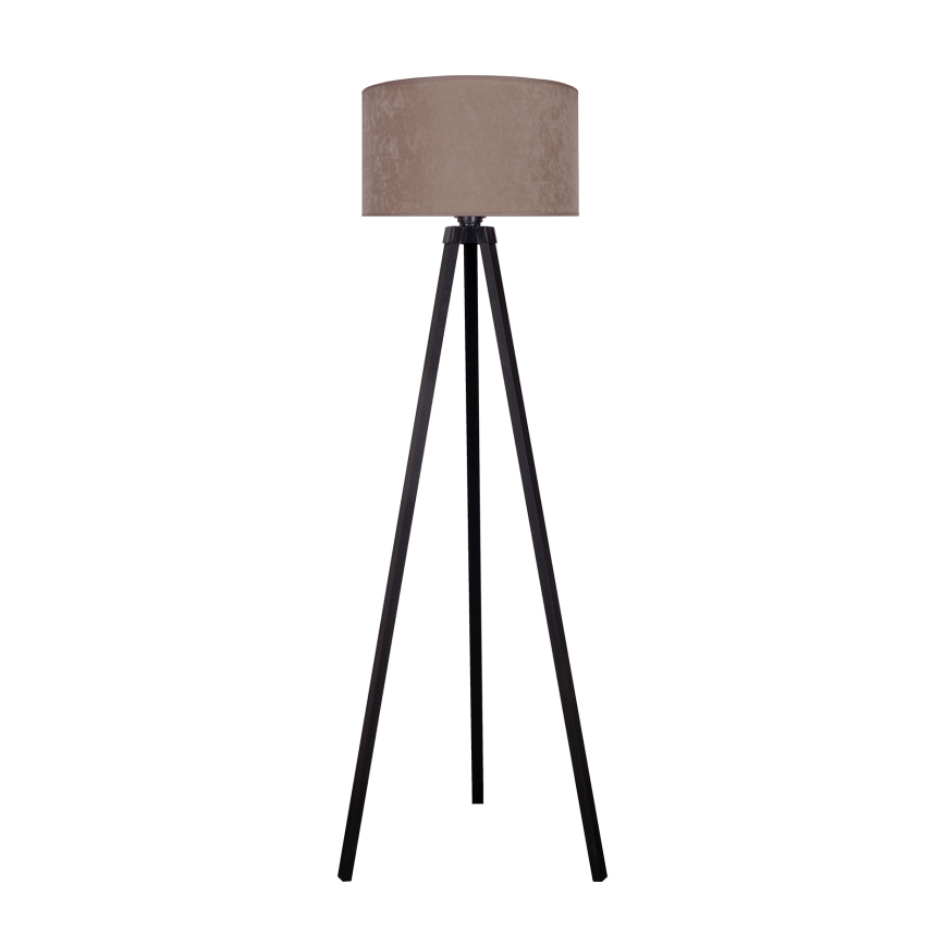 Brilagi - Golv lampa VELVET 1xE27/60W/230V svart/beige