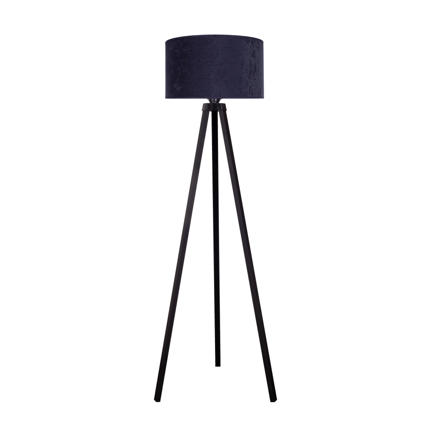 Brilagi - Golv lampa VELVET 1xE27/60W/230V svart/blå