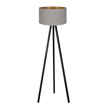Brilagi - Golv lampa VELVET 1xE27/60W/230V svart/grå
