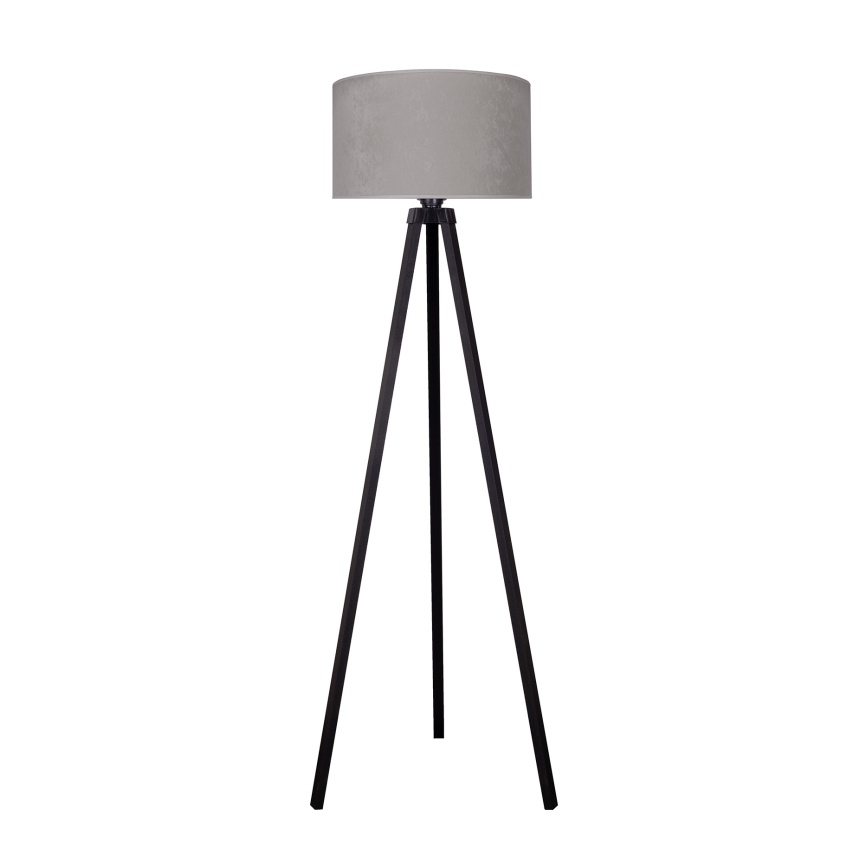 Brilagi - Golv lampa VELVET 1xE27/60W/230V svart/grå