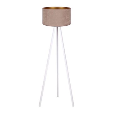 Brilagi - Golv lampa VELVET 1xE27/60W/230V vit/beige