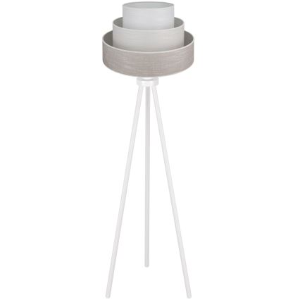 Brilagi - Golvlampa ALASKA LUNETA 1xE27/15W/230V grå/grädde