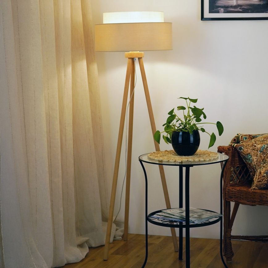 Brilagi - Golvlampa ARIZONA BOHO 1xE27/15W/230V beige