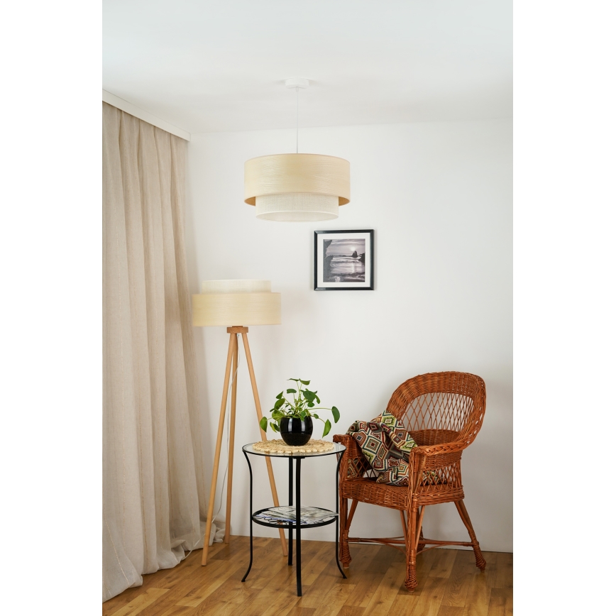 Brilagi - Golvlampa ARIZONA BOHO 1xE27/15W/230V beige